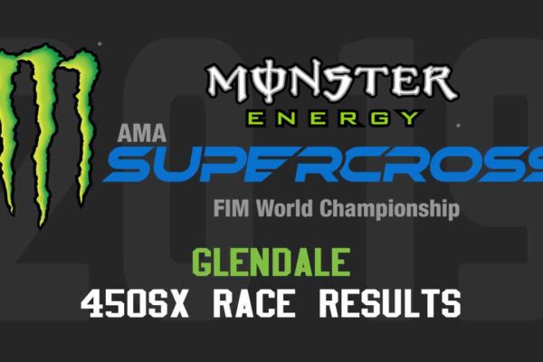 2019 Supercross Glendale 450SX Race Results LABEL
