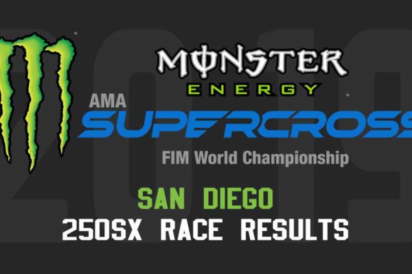 2019 Supercross San Diego 250SX Race Results LABEL