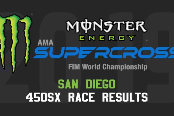 2019 Supercross San Diego 450SX Race Results LABEL