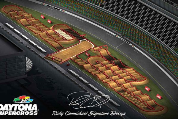 2019 Supercross Daytona Track Map