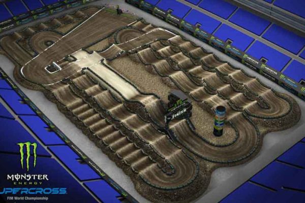 2019 Supercross Seattle Track Map