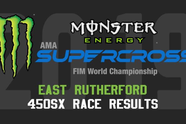 2019 Supercross East Rutherford 450SX Race Results LABEL