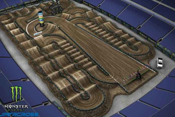 2019 Supercross East Rutherford Track Map