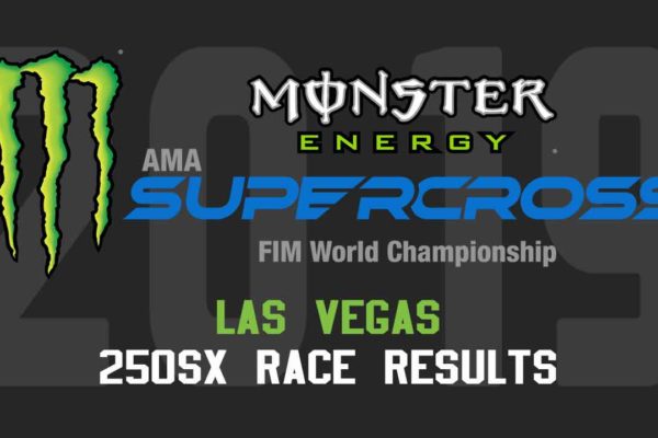 2019 Supercross Las Vegas 250SX Race Results LABEL