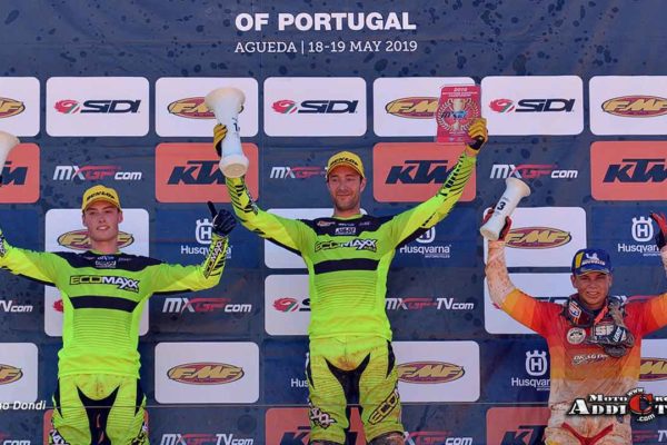 2019 EMX2T Round of Portugal Agueda Podio