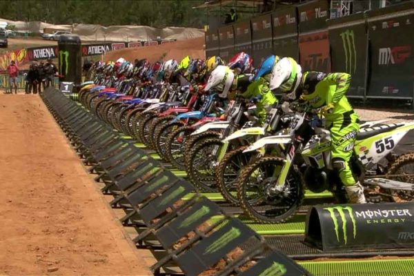2019 EMX2T Round of Portugal Agueda Race 1 Start