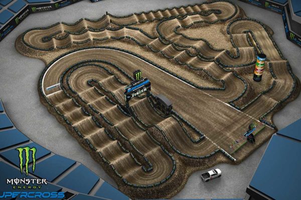 2020 SX Oakland Track Map