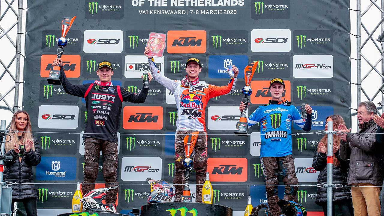 Maxime Renaux 2020 MXGP of the Netherlands Valkenswaard Podio