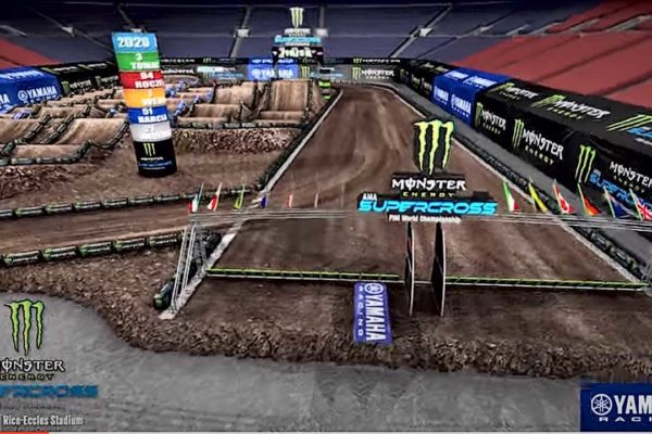 2020 Supercross Salt Lake City #5 Track Map