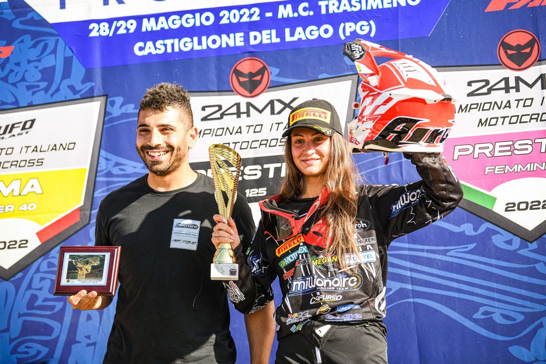 Elisa Galvagnp 2022 Campionato Italiano MX PRO Prestige Senior Femminile Castiglione del Lago
